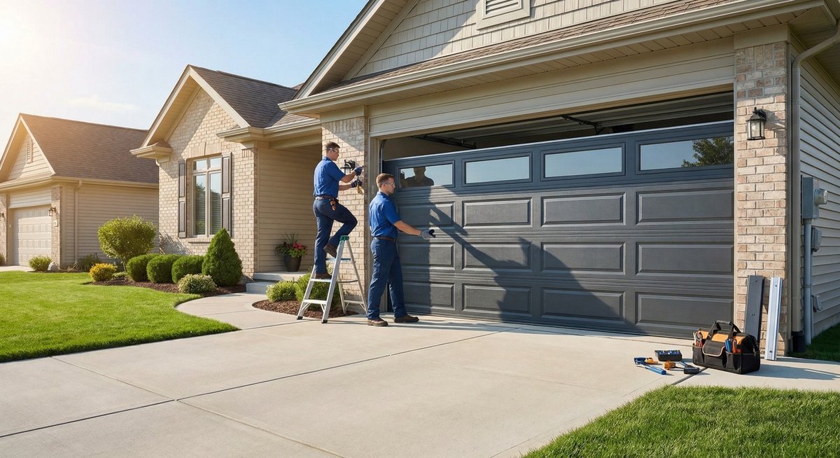 Garage door repair in Gibsonia, PA by Allegheny of Lake